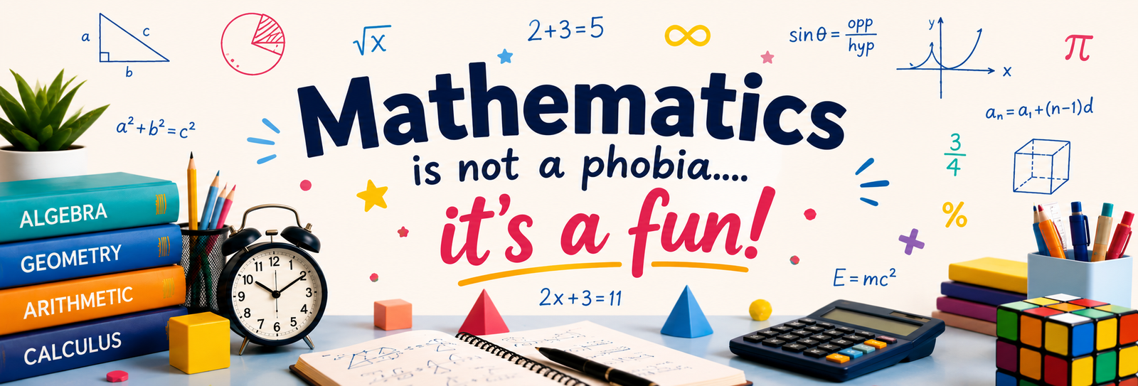 Mathematics is not a phobia.... it’s a fun